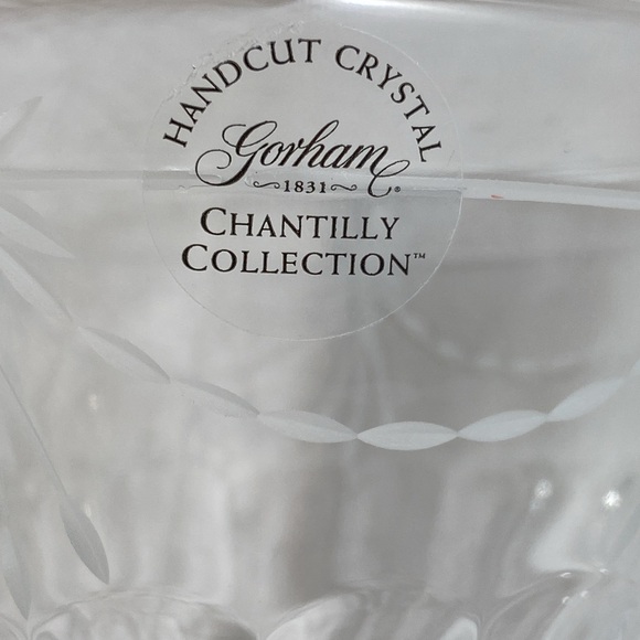 Gorham 1831 Chantilly Collection Handcut Full Lead Crystal Bowl Garland Pattern - Picture 5 of 8
